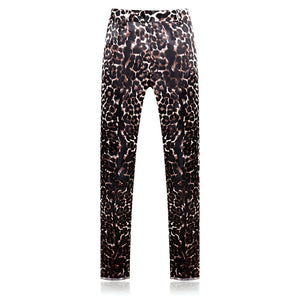 The Leopard Slim Fit Dress Suit Pants Trousers WD Styles XS 