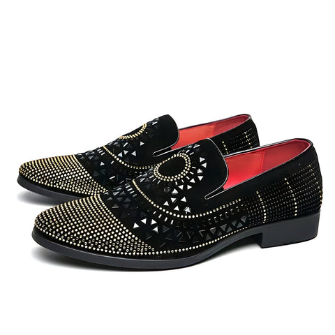 The Santos Crystal Studded Penny Loafers WD Styles US 5 / EU 38 