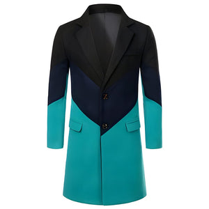 The Axel Color Block Trench Coat WD Styles XXS 