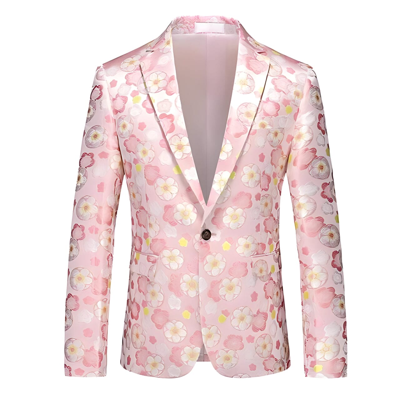 The Spring Blossom Slim Fit Blazer Suit Jacket - Multiple Colors WD Styles Pink XS 