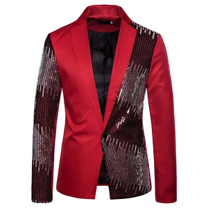 The Strass Slim Fit Blazer Suit Jacket - Scarlet Shop5798684 Store S 