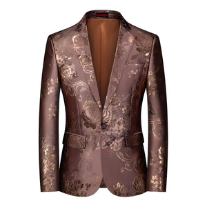 The Lavante Slim Fit Blazer Suit Jacket - Multiple Colors Shop5798684 Store Brown M 