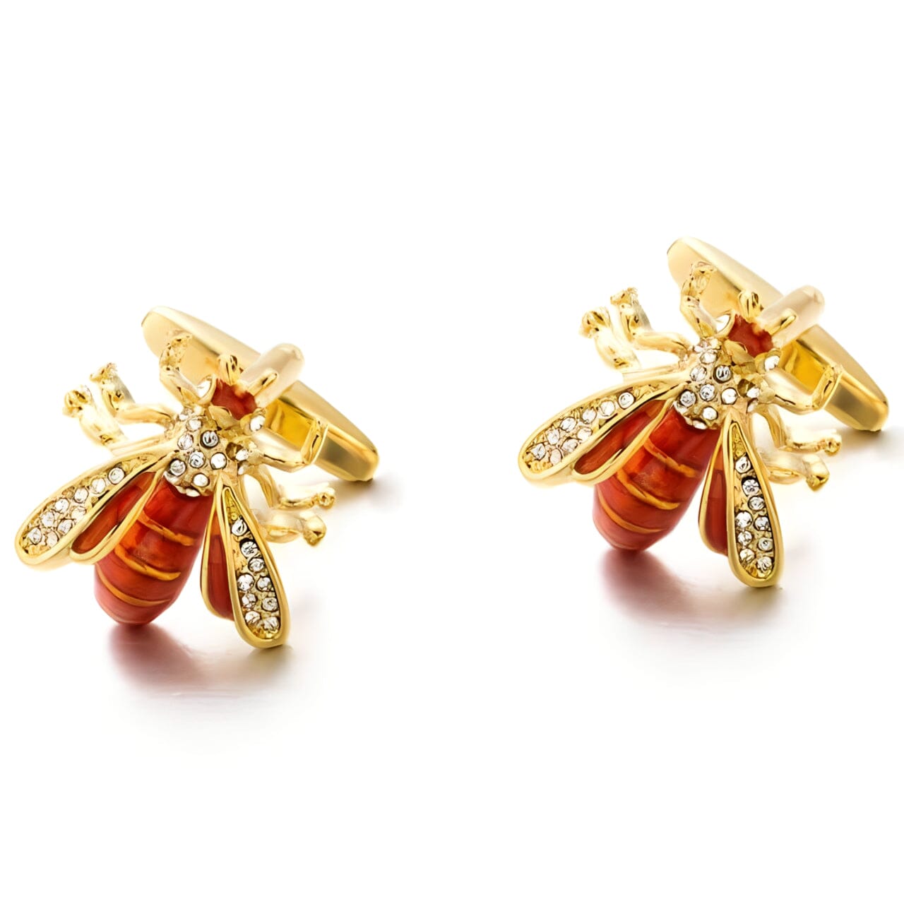 The Moneybee Luxury Cuff Links - Multiple Colors NON-BRUCE Gold 