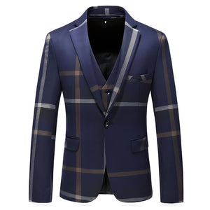 The London Slim Fit Blazer Suit Jacket - Navy William // David 2XL 46R 