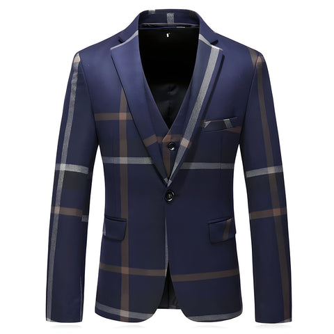 The London Slim Fit Blazer Suit Jacket - Navy William // David 2XL 46R 