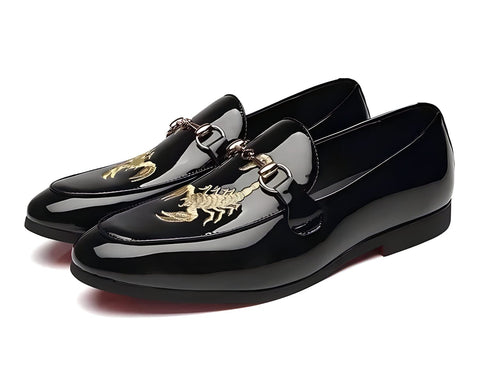 The Scorpio Patent Leather Penny Loafers DADIJIER Official Store US 6 / EU 38 