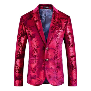 The Bordeaux Velvet Slim Fit Blazer Suit Jacket Shop5798684 Store M 