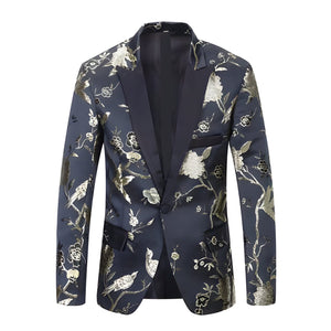 The Lukas Slim Fit Blazer Suit Jacket - Gold Shop5798684 Store XS 