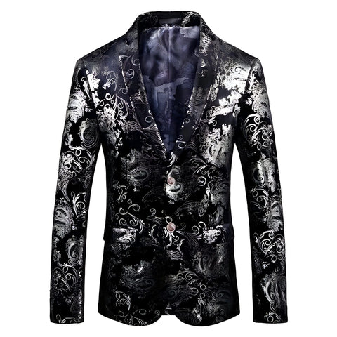 The Vega Slim Fit Blazer Suit Jacket - Onyx Shop5798684 Store XS 