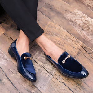 The Carlo Patent Leather Penny Loafers - Multiple Colors Shop5798684 Store Blue US 12 