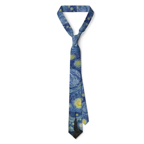 The Starry Night Neck Tie WD Styles 
