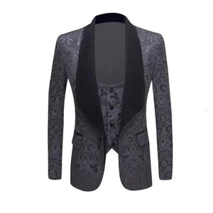 The Stephan Two Piece Slim Fit Blazer Suit Jacket - Charcoal Shop5798684 Store XL / 44R 