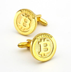 The "Bitcoin" Luxury Cuff Links William // David 