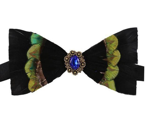 The "Marco" Peacock Feather Bow Tie william-david 