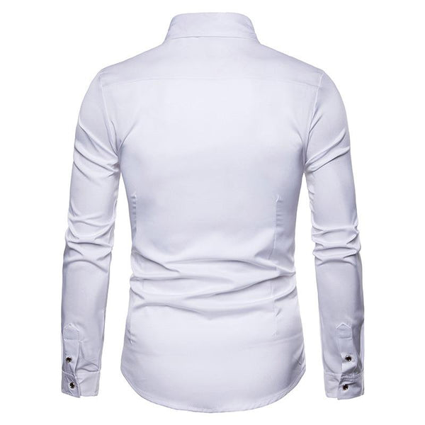 The "Blossom" Embroidered Long Sleeve Shirt - Multiple Colors Hipster 3D Wardrobe Store 